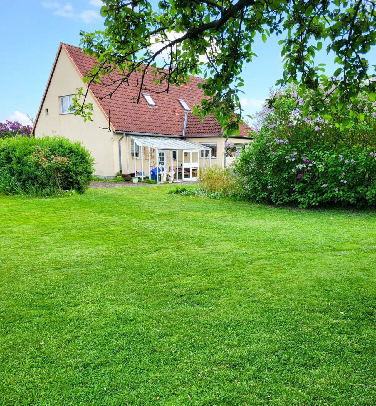 Blick zum Wintergarten Blick zum Wintergarten