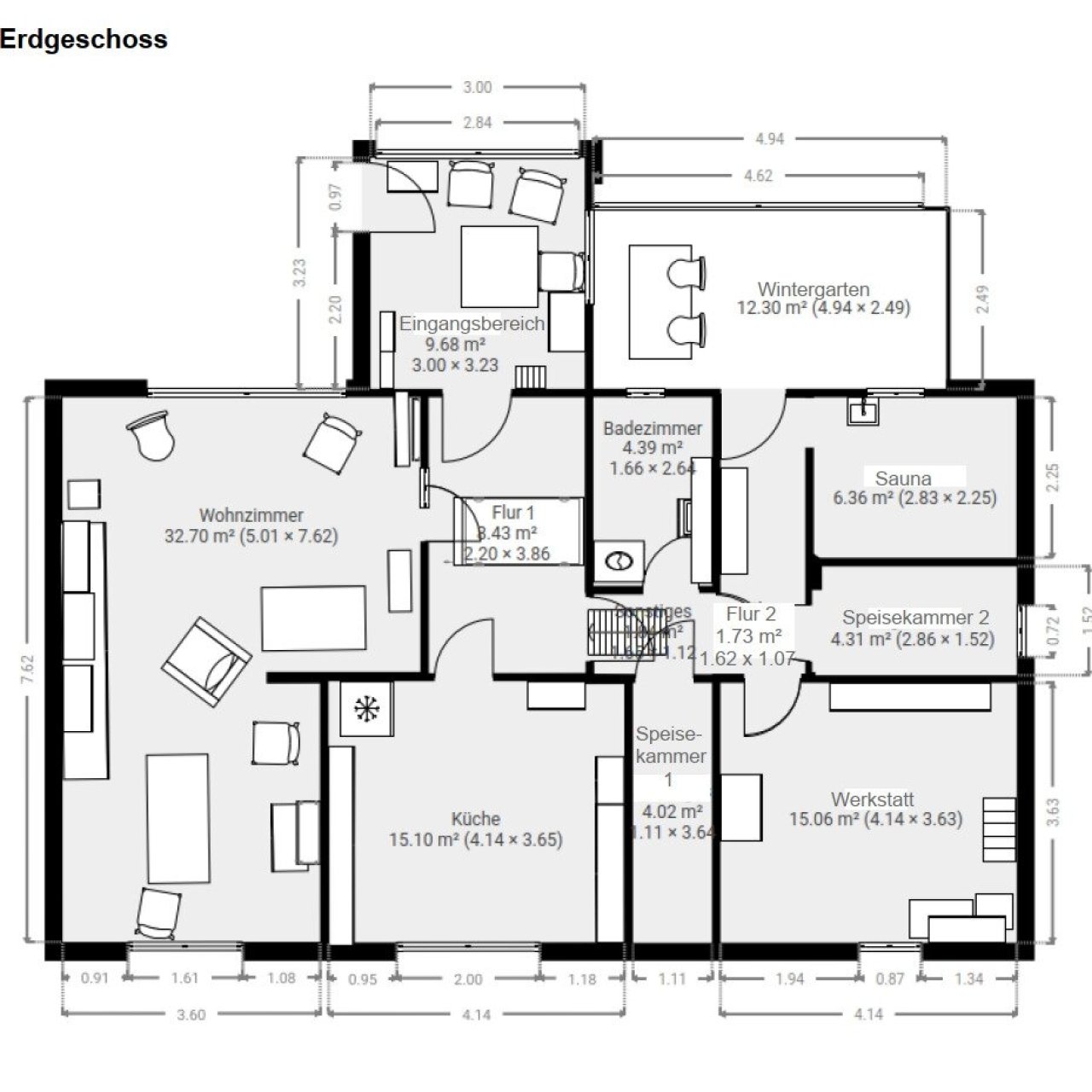 Grundriss Erdgeschoss Grundriss Erdgeschoss