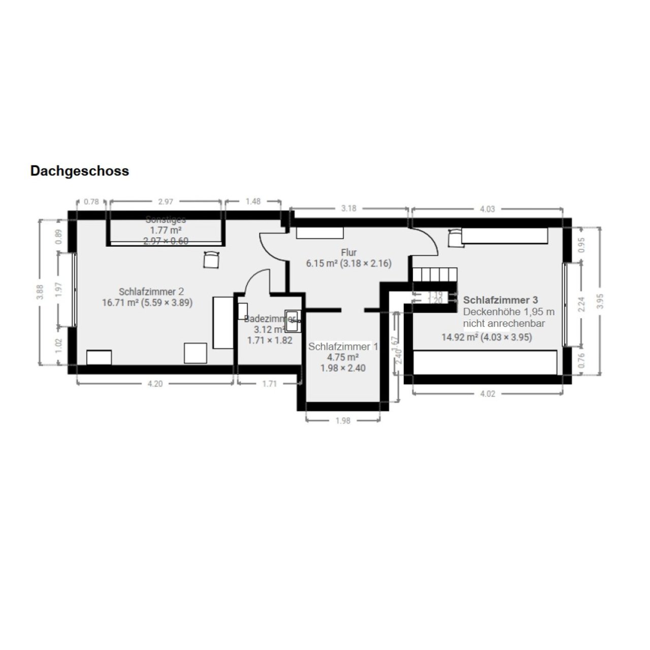 Grundriss Obergeschoss Grundriss Obergeschoss