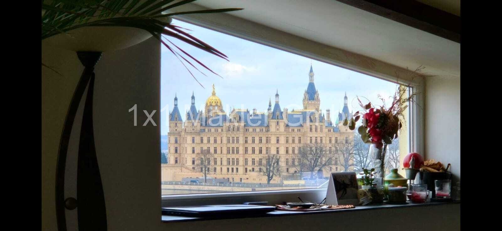 Blick auf das Schweriner Schloss Blick auf das Schweriner Schloss